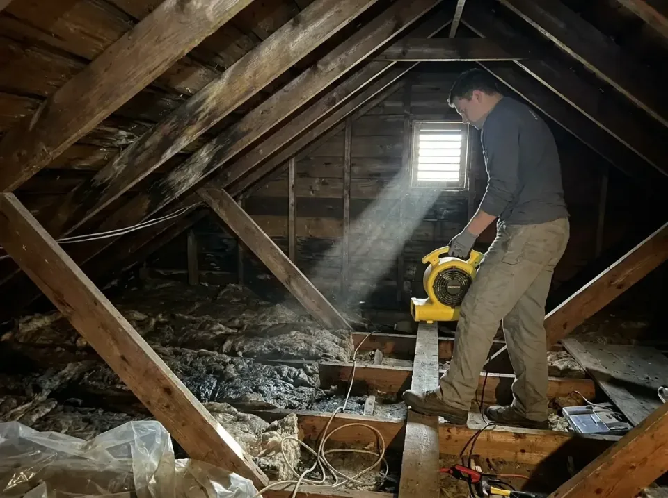 attic-water-damage-drying-proc-007 — frequently asked questions, Emergency Water Extraction & 24/7 Flood Response in Big Lak…